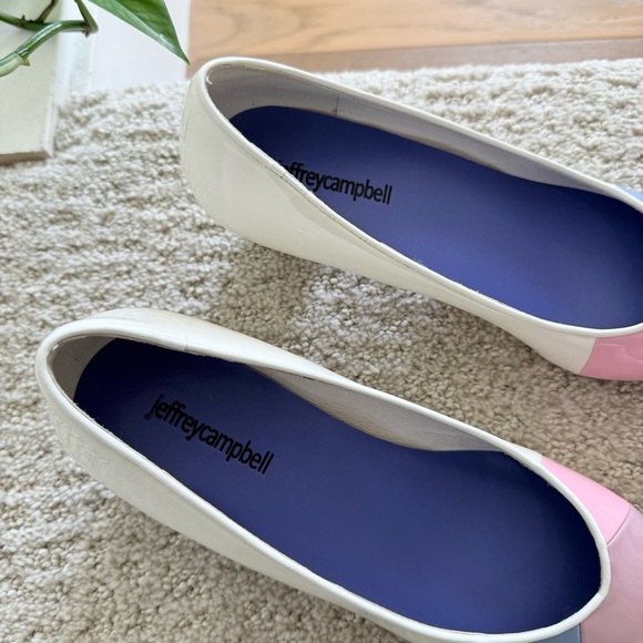 NEW JEFFREY CAMPBELL PASTEL PATENT LEATHER PUMPS Women 8.5 - Picture 3 of 11